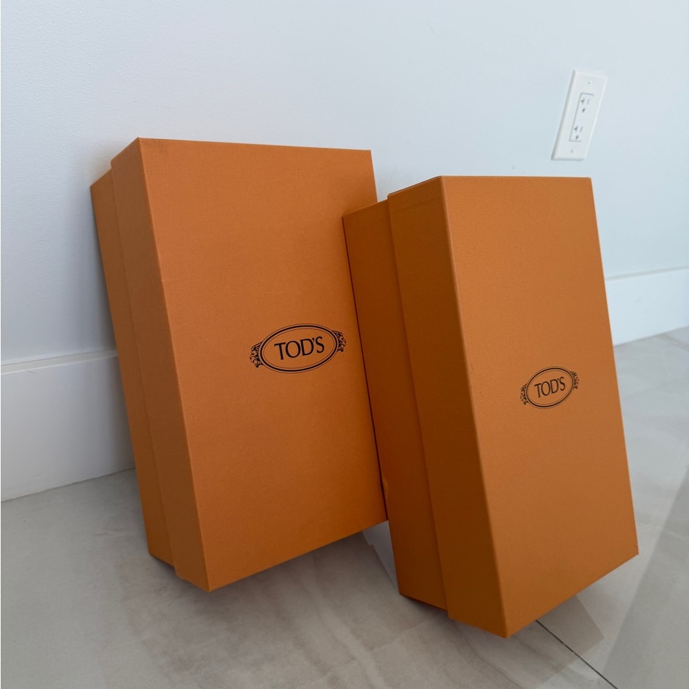 2 Tod's Classic Men’s Shoe Boxes PRICED TO SELL
